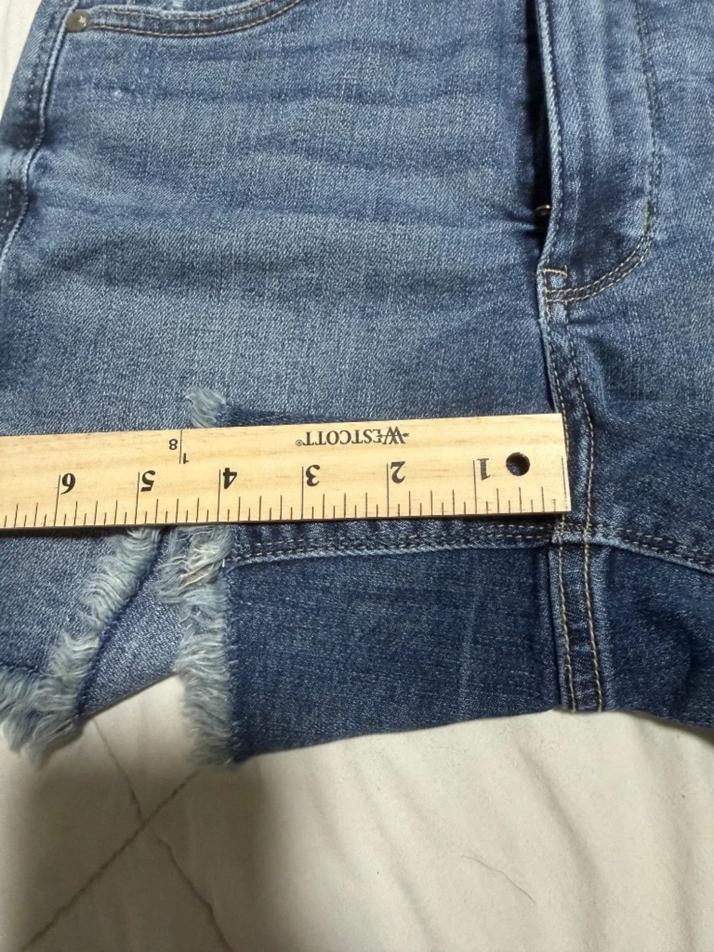 Judy Blue Los Angeles Jean Shorts Medium Cotton Blend